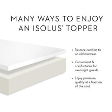 Load image into Gallery viewer, 2.5 INCH GEL MEMORY FOAM MATTRESS TOPPER